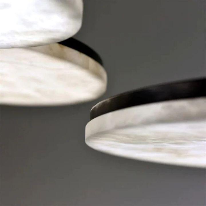 Alabaster Island Shape Mini Pendant Light - Lightings Menu
