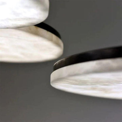 Alabaster Island Shape Mini Pendant Light - Lightings Menu
