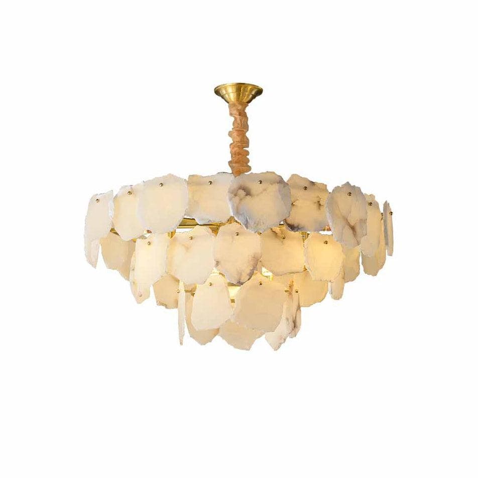 Alabaster Moira Modern Multi - Layer Chandelier - Lightings Menu