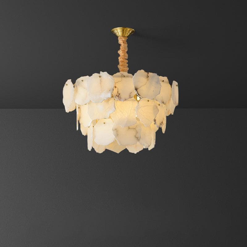 Alabaster Moira Modern Multi - Layer Chandelier - Lightings Menu