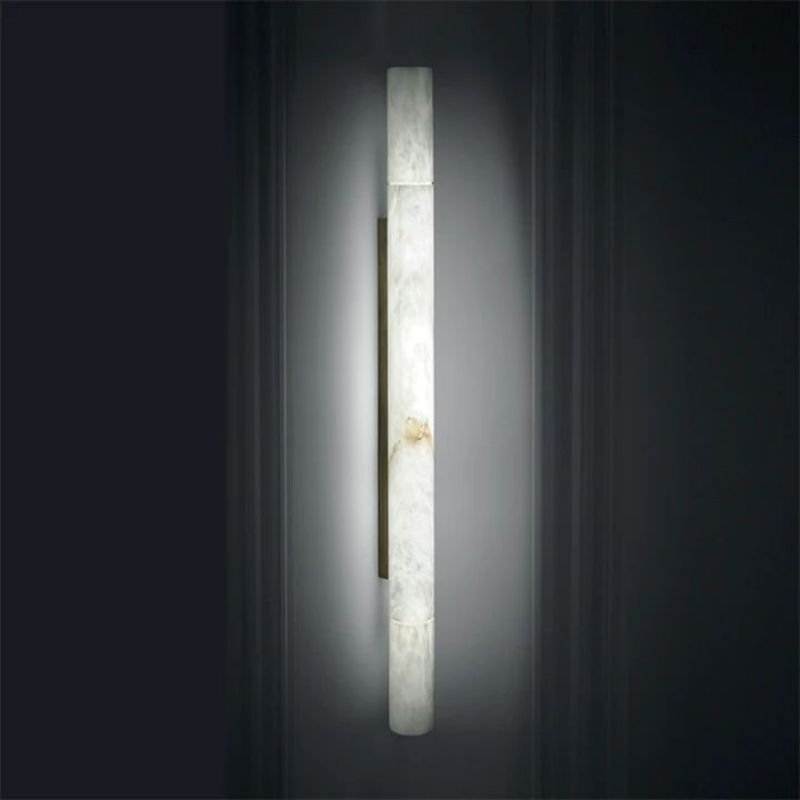Alabaster Pillar Sconce - Lightings Menu