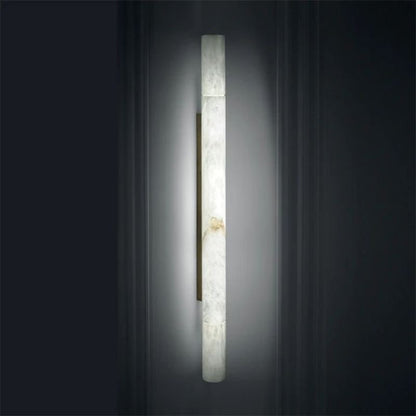 Alabaster Pillar Sconce - Lightings Menu