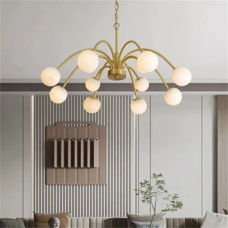 Alabaster Radial Chandelier - Lightings Menu