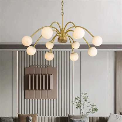 Alabaster Radial Chandelier - Lightings Menu