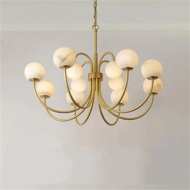 Alabaster Radial Chandelier - Lightings Menu