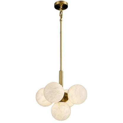 Alabaster Round Art Pendant Light - Lightings Menu