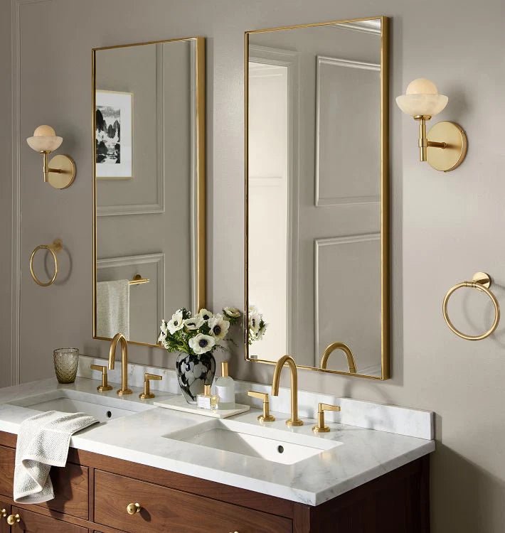 Alabaster Shade Greenwich Wall Sconce - Lightings Menu