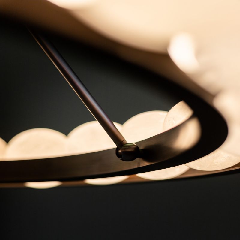 Alabaster Suter Chandelier - Lightings Menu