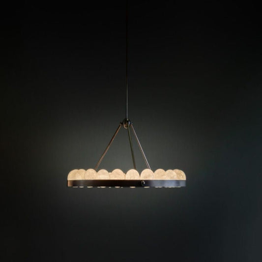 Alabaster Suter Chandelier - Lightings Menu