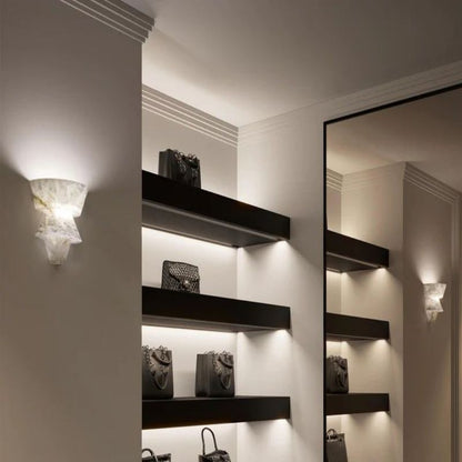 Alabaster Torch Wall Sconce 9” - Lightings Menu