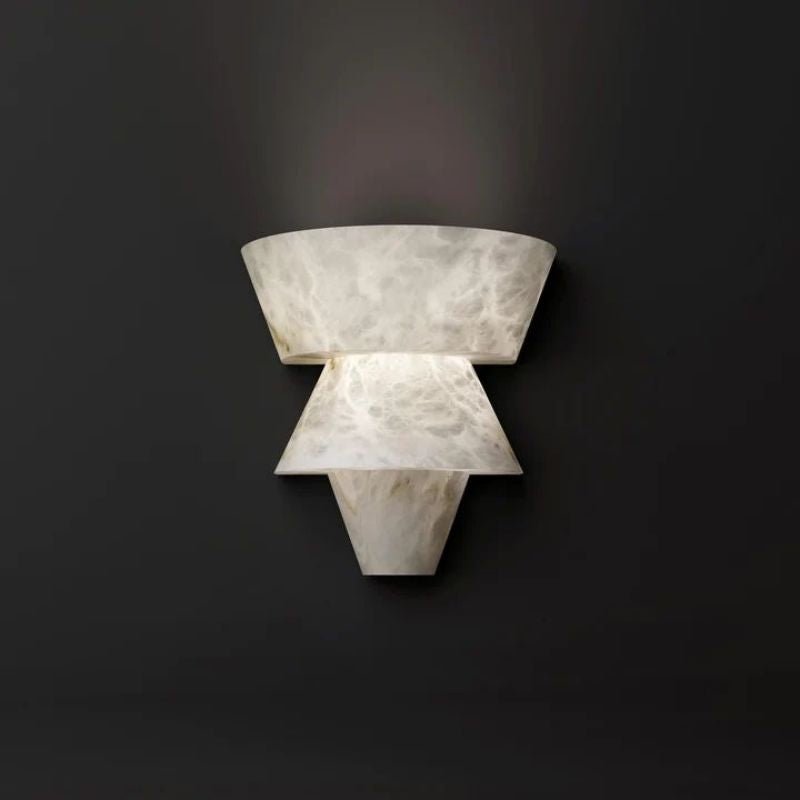 Alabaster Torch Wall Sconce 9” - Lightings Menu