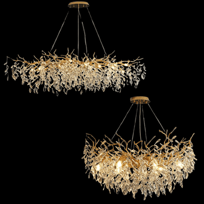 Albero Modern French - Style Branch Crystal Chandelier - Lightings Menu