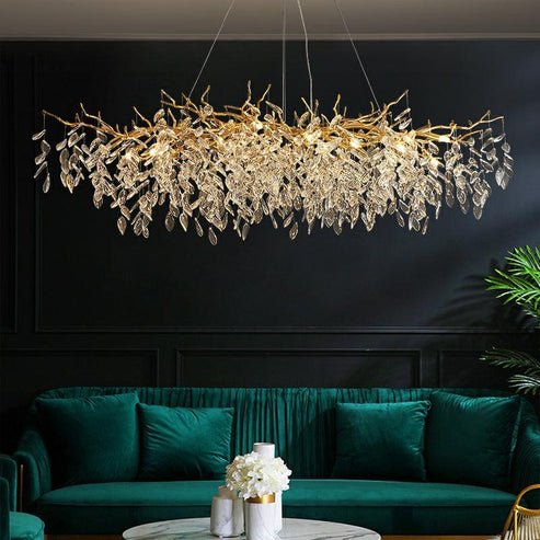 Albero Modern French - Style Branch Crystal Chandelier - Lightings Menu