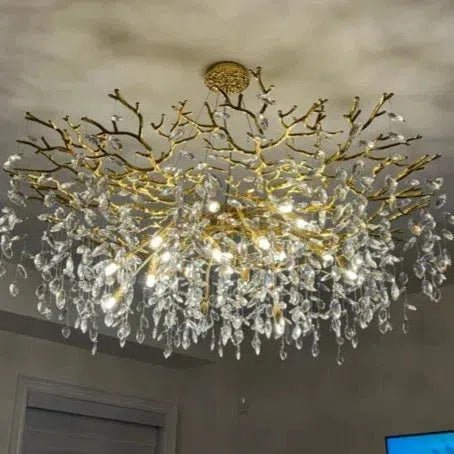 Albero Modern French - Style Branch Crystal Chandelier - Lightings Menu