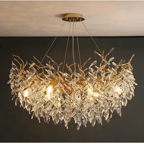Albero Modern French - Style Branch Crystal Chandelier - Lightings Menu