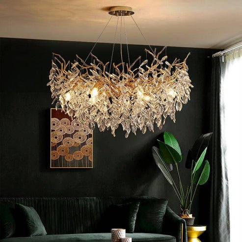 Albero Modern French - Style Branch Crystal Chandelier - Lightings Menu