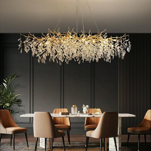 Albero Modern French - Style Branch Crystal Chandelier - Lightings Menu