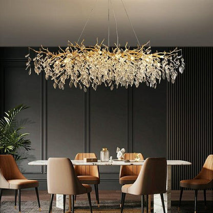 Albero Modern French - Style Branch Crystal Chandelier - Lightings Menu