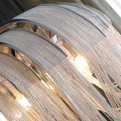 Aluminum Chain Tassel Modern Wall Sconce - Lightings Menu