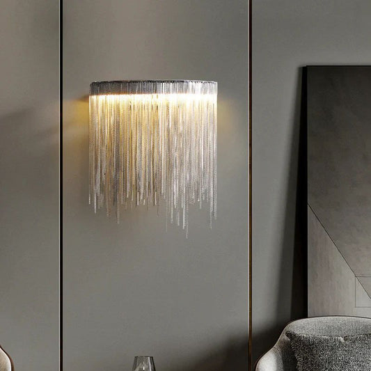 Aluminum String Light Wall Sconce - Lightings Menu