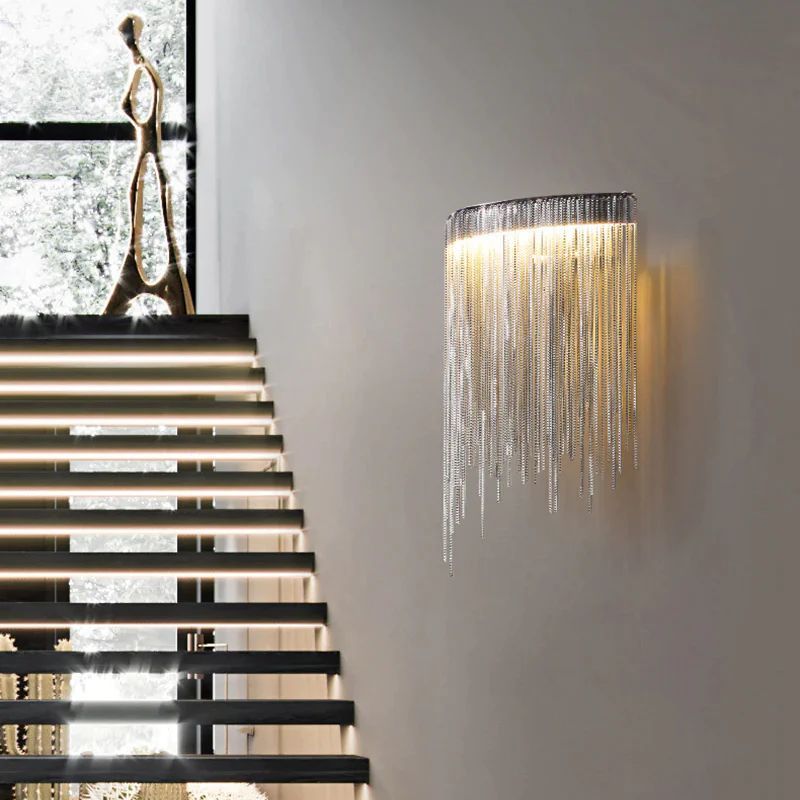 Aluminum String Light Wall Sconce - Lightings Menu