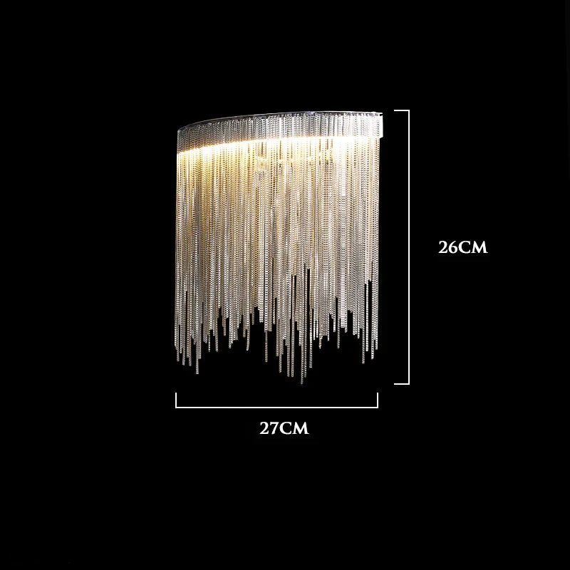 Aluminum String Light Wall Sconce - Lightings Menu