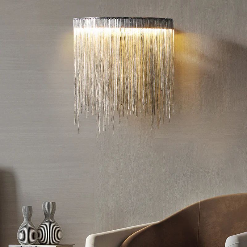 Aluminum String Light Wall Sconce - Lightings Menu