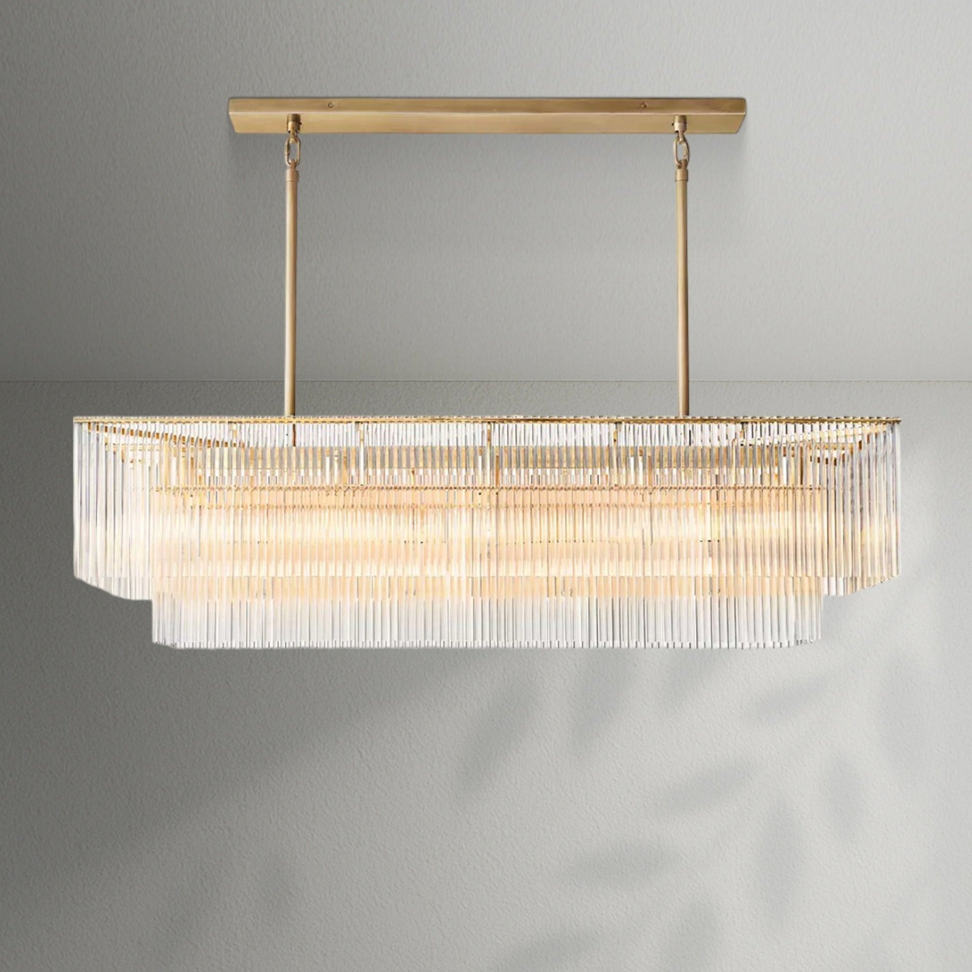 Amadeu Rectangular Chandelier - Lightings Menu