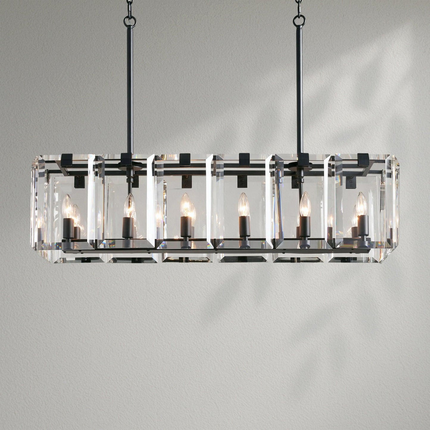 Amayo Rectangular Chandelier - Lightings Menu