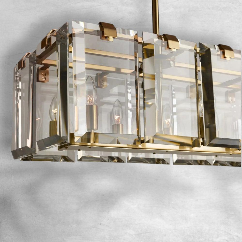Amayo Rectangular Chandelier - Lightings Menu