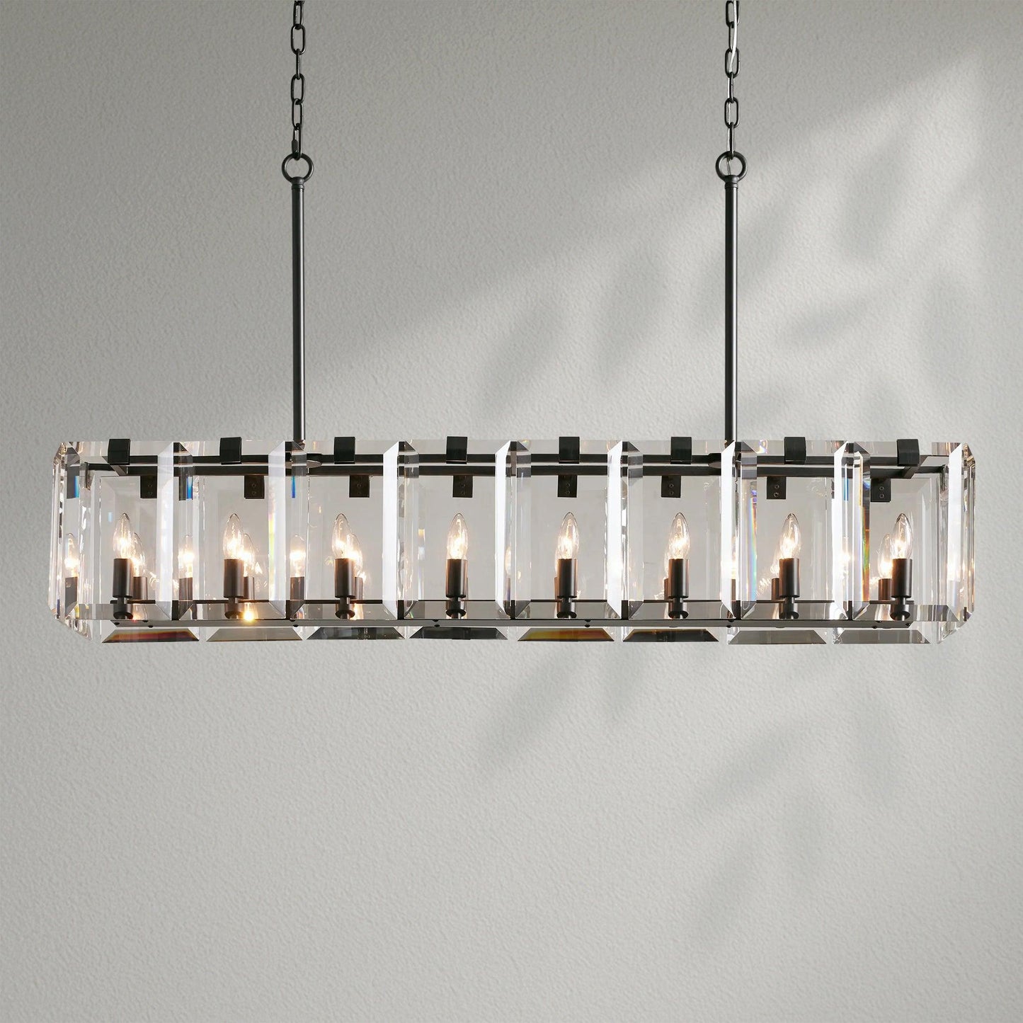 Amayo Rectangular Chandelier - Lightings Menu