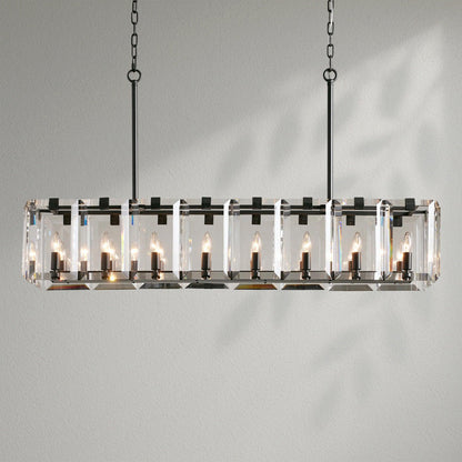 Amayo Rectangular Chandelier - Lightings Menu