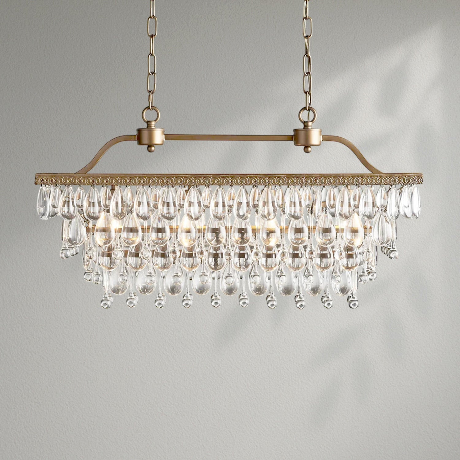 Anabela Rectangular Chandelier - Lightings Menu