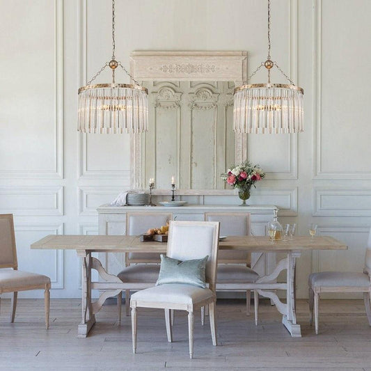 Andalucian Round Chandelier 24"35" - Lightings Menu
