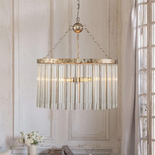 Andalucian Round Chandelier 24"35" - Lightings Menu