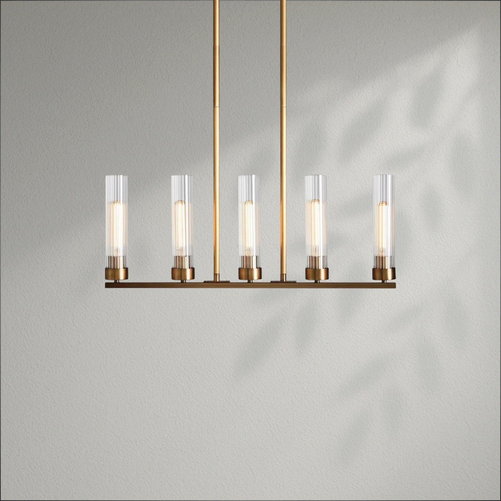 Andrens Linear Chandelier 5/7/8 Light - Lightings Menu