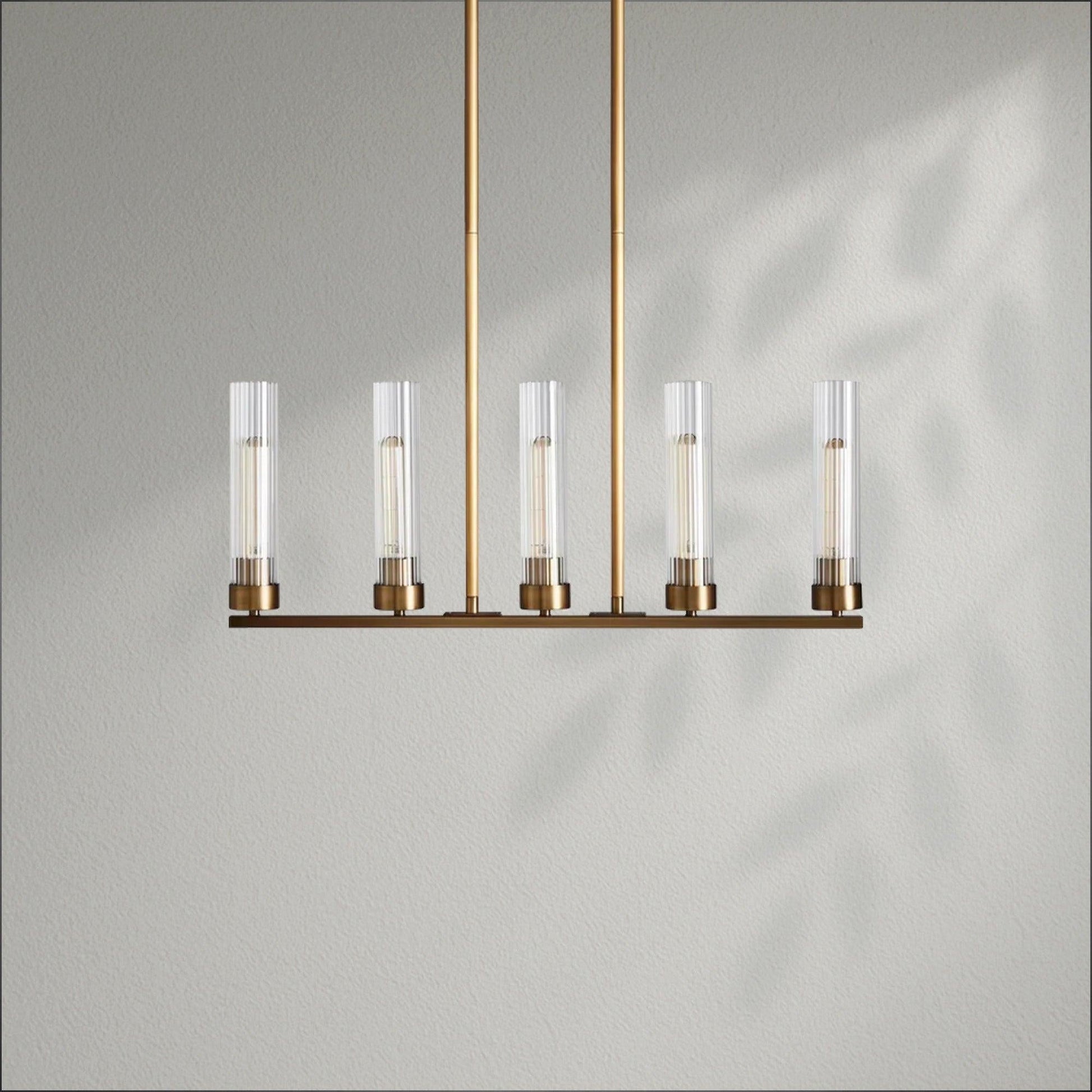 Andrens Linear Chandelier 5/7/8 Light - Lightings Menu