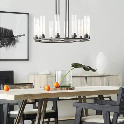 Andrens Round Chandelier 10/12 Light - Lightings Menu
