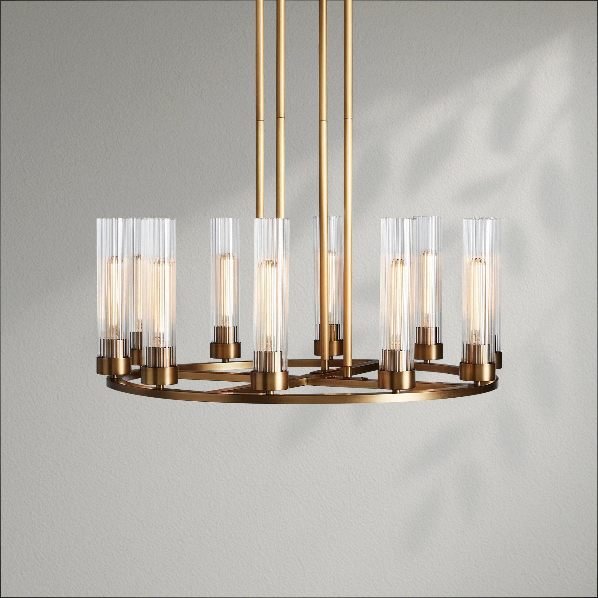 Andrens Round Chandelier 10/12 Light - Lightings Menu