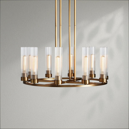 Andrens Round Chandelier 10/12 Light - Lightings Menu