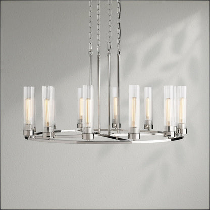 Andrens Round Chandelier 10/12 Light - Lightings Menu