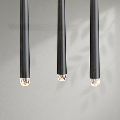 Aquitains Modern Linear Chandelier - Lightings Menu