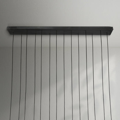 Aquitains Modern Linear Chandelier - Lightings Menu