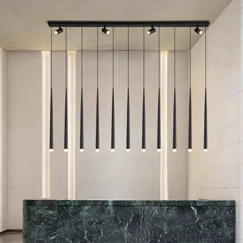Aquitains Modern Linear Chandelier - Lightings Menu