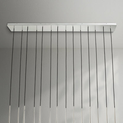 Aquitains Modern Linear Chandelier - Lightings Menu