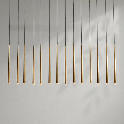 Aquitains Modern Linear Chandelier - Lightings Menu