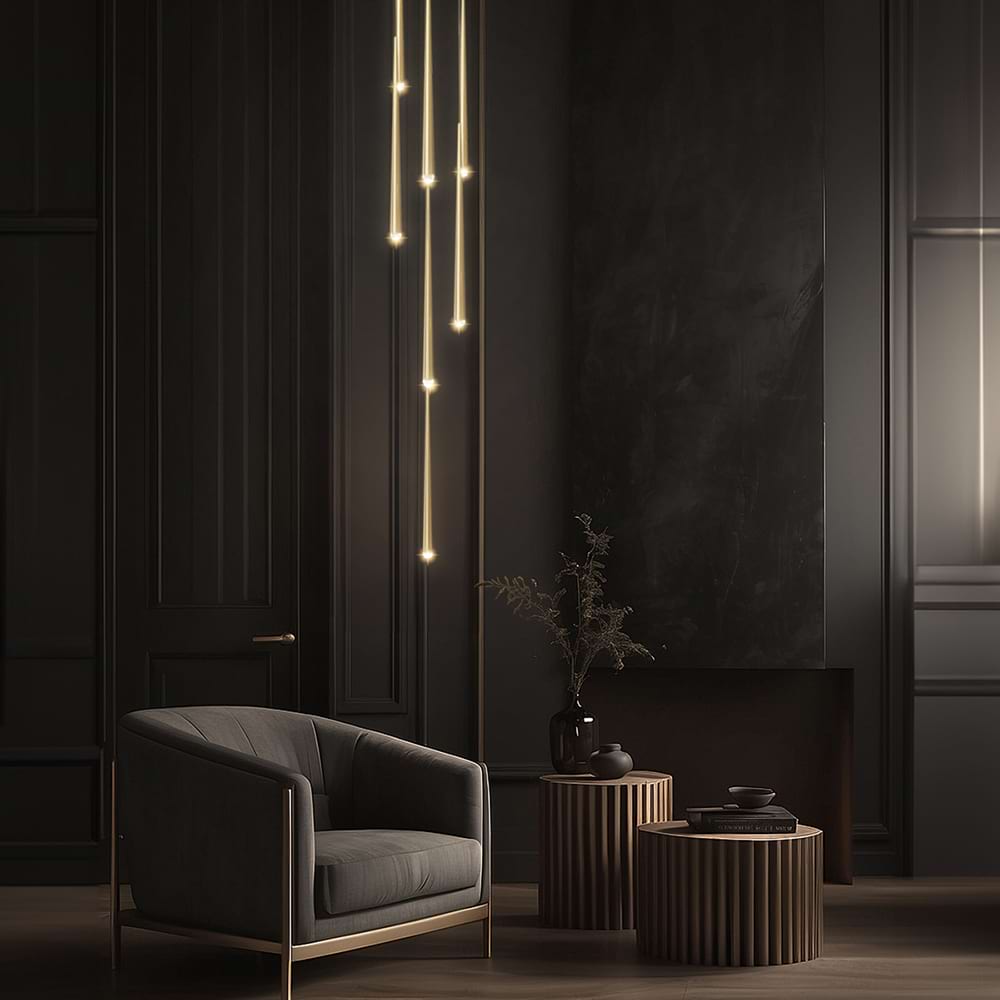 Aquitains Modern Round Chandelier - Lightings Menu