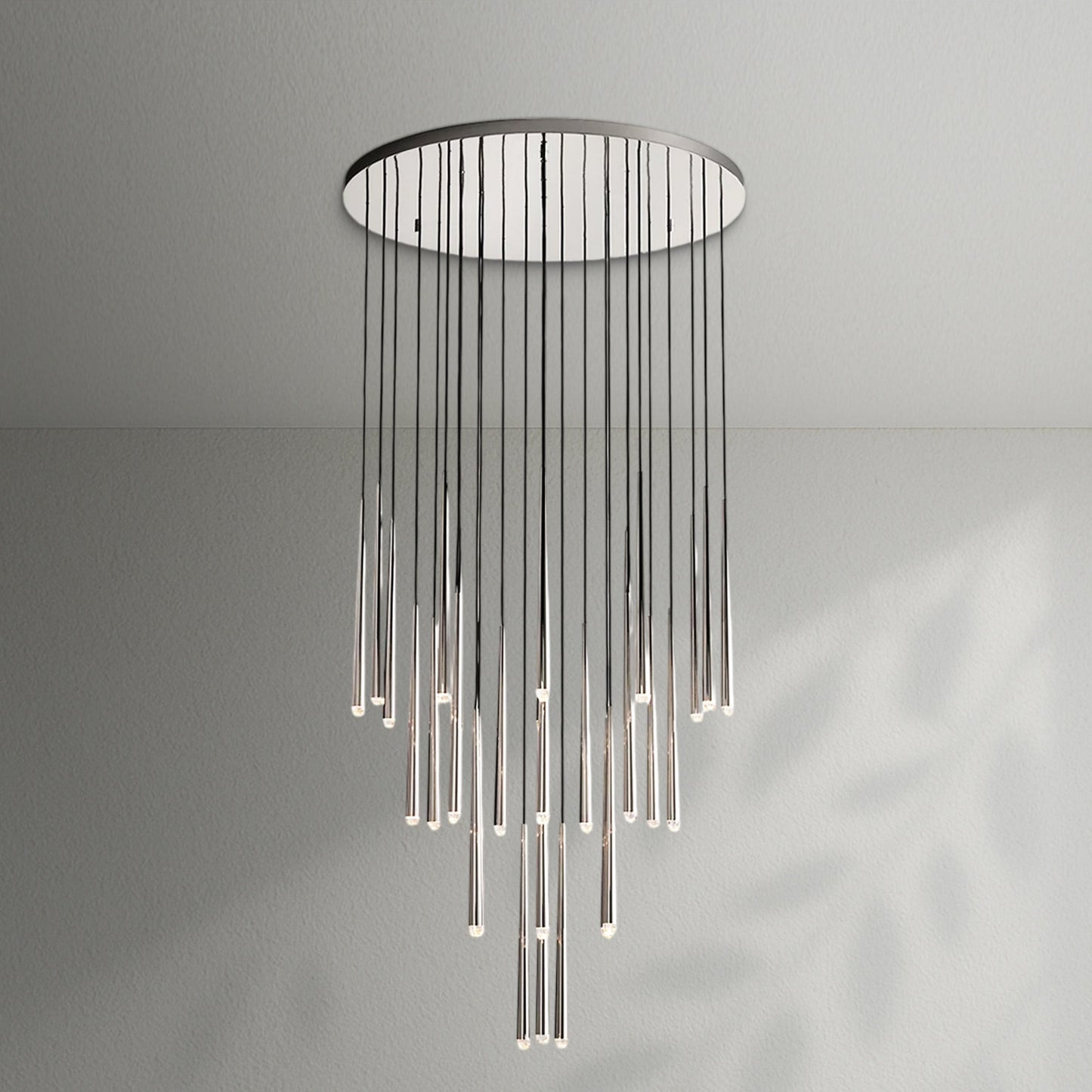 Aquitains Modern Round Chandelier - Lightings Menu