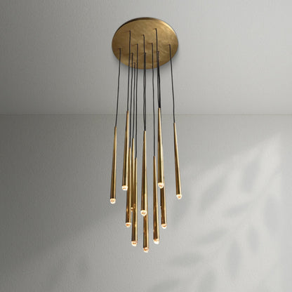 Aquitains Modern Round Chandelier - Lightings Menu