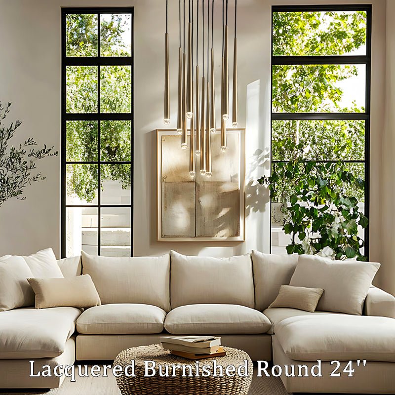 Aquitains Modern Round Chandelier - Lightings Menu